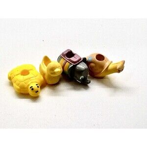 Polly Pocket Bluebird 1989-94 Ride-On Animal Floaties Lot Turtle Duck Elephant